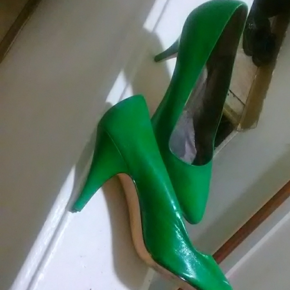 Green heels